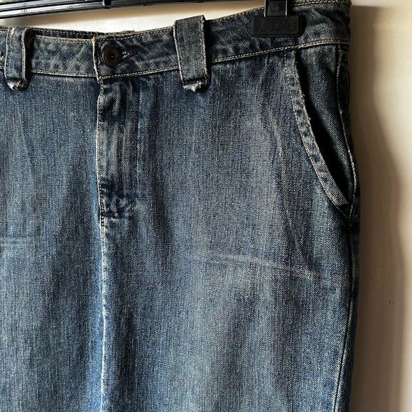 Vintage Rogan Gregory Denim Pencil Skirt - Picture 1 of 12